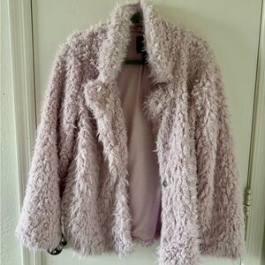 Forever 21 Soft Pink Teddy Jacket
